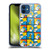 Beano Bananaman Patterns Squares Soft Gel Case for Apple iPhone 12 / iPhone 12 Pro & MagSafe