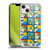 Beano Bananaman Patterns Squares Soft Gel Case for Apple iPhone 13