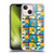 Beano Bananaman Patterns Squares Soft Gel Case for Apple iPhone 13 Mini & MagSafe