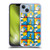 Beano Bananaman Patterns Squares Soft Gel Case for Apple iPhone 14 Plus & MagSafe