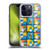 Beano Bananaman Patterns Squares Soft Gel Case for Apple iPhone 14 Pro & MagSafe