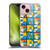 Beano Bananaman Patterns Squares Soft Gel Case for Apple iPhone 15 & MagSafe