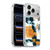 Haley Bush Pattern Painting Abstract Navy Gold White Soft Gel Case for Apple iPhone 17 Pro