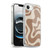 Kierkegaard Design Studio Retro Abstract Patterns Milk Brown Beige Swirl Soft Gel Case for Apple iPhone 16e / Apple iPhone 17e & MagSafe