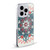 Micklyn Le Feuvre Mandala 3 Coral And Teal Tangle Medallion Soft Gel Case for Apple iPhone 17 Pro
