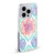 Micklyn Le Feuvre Floral Patterns Indian Ink Rainbow Version Soft Gel Case for Apple iPhone 16e / Apple iPhone 17e & MagSafe