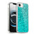 PLdesign Sparkle Prints Aqua Blue Soft Gel Case for Apple iPhone 16e / Apple iPhone 17e & MagSafe