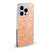 PLdesign Sparkle Prints Peach Soft Gel Case for Apple iPhone 16e / Apple iPhone 17e & MagSafe