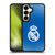 Real Madrid CF Origin Logo Blue Gel Armour Case For Samsung Galaxy S25