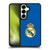 Real Madrid CF Origin Plain Logo Blue Gel Armour Case For Samsung Galaxy S25