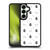 Real Madrid CF Legend Black Logo Pattern Gel Armour Case For Samsung Galaxy S25