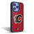 NHL Calgary Flames Net Pattern Gel Armour Case For Apple iPhone 17 Pro