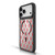 AC Milan Logo Icon Crest Pattern BLACK SHOCKPROOF BUMPER CASE COMPATIBLE WITH Apple iPhone 17 Pro & MAGSAFE