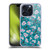 Ninola Floral Patterns Little Dark Turquoise Soft Gel Case for Apple iPhone 15 Pro & MagSafe