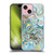 Ninola Abstract 3 Blue Mineral Agates Soft Gel Case for Apple iPhone 15 & MagSafe