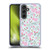 Anis Illustration Flower Pattern 2 Pink Soft Gel Case for Samsung Galaxy S24 FE & MagSafe