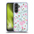 Anis Illustration Graphics Romantic Pattern Light Blue Soft Gel Case for Samsung Galaxy S24 FE & MagSafe