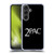 Tupac Shakur Logos Serif Soft Gel Case for Samsung Galaxy S24 FE