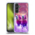 Random Galaxy Space Llama Galaxy Purple Cat Soft Gel Case for Samsung Galaxy S24 FE & MagSafe