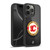 NHL Calgary Flames Puck Texture Gel Armour Case For Apple iPhone 16 Pro