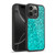 PLdesign Sparkle Prints Aqua Blue Gel Armour Case For Apple iPhone 16 Pro
