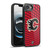 NHL Calgary Flames Net Pattern Gel Armour Case For Apple iPhone 16e / Apple iPhone 17e