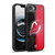 NHL New Jersey Devils Half Distressed Gel Armour Case For Apple iPhone 16e / Apple iPhone 17e