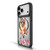 Monika Strigel Flower Collection Corgi BLACK SHOCKPROOF BUMPER CASE COMPATIBLE WITH Apple iPhone 13 Pro & MAGSAFE