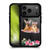 Monika Strigel Flower Collection Fawn & Corgi BLACK SHOCKPROOF BUMPER CASE COMPATIBLE WITH Apple iPhone 17 Pro & MAGSAFE