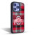 Ohio State University Logo Plaid Gel Armour Case For Apple iPhone 13 Pro Max