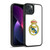 Real Madrid CF Origin Plain Logo White Gel Armour Case For Apple iPhone 13