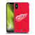 NHL Detroit Red Wings Plain Soft Gel Case for Apple iPhone X / iPhone XS & MagSafe