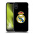 Real Madrid CF Origin Plain Logo Black Soft Gel Case for Apple iPhone X / iPhone XS & MagSafe