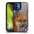 Ash Evans Animals Fox Peonies Gel Armour Case For Apple iPhone 12 / iPhone 12 Pro
