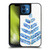 Cat Coquillette Nature Leaflets Blue Gel Armour Case For Apple iPhone 12 / iPhone 12 Pro