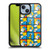 Beano Bananaman Patterns Squares Gel Armour Case For Apple iPhone 14