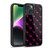 PLdesign Sparkly Flamingo Pink Pattern On Black Gel Armour Case For Apple iPhone 14