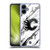 NHL Calgary Flames Marble Soft Gel Case for Samsung Galaxy A06 4G / 5G