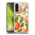 Haley Bush Pattern Painting Orange Splash Soft Gel Case for Samsung Galaxy A56 5G