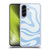 Kierkegaard Design Studio Art Blue Abstract Swirl Pattern Soft Gel Case for Samsung Galaxy A56 5G