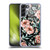 Anis Illustration Bloomers Black Soft Gel Case for Samsung Galaxy S22+ 5G & MagSafe