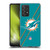 NFL Miami Dolphins Logo Stripes Soft Gel Case for Samsung Galaxy A52 / A52s / 5G (2021)