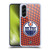 NHL Edmonton Oilers Net Pattern Soft Gel Case for Samsung Galaxy A56 5G