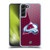 NHL Colorado Avalanche Net Pattern Soft Gel Case for Samsung Galaxy S22+ 5G & MagSafe