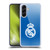 Real Madrid CF Origin Logo Blue Soft Gel Case for Samsung Galaxy A56 5G