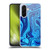 Suzan Lind Marble Blue Soft Gel Case for Samsung Galaxy A36 5G