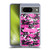 Arsenal FC Crest Patterns Pink Digital Camouflage Soft Gel Case for Google Pixel 8