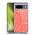 Anis Illustration Flower Pattern 2 Coral Soft Gel Case for Google Pixel 8