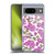 Anis Illustration Flower Pattern 2 Purple Soft Gel Case for Google Pixel 8