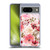 Anis Illustration Floral Pattern Light Red Soft Gel Case for Google Pixel 8